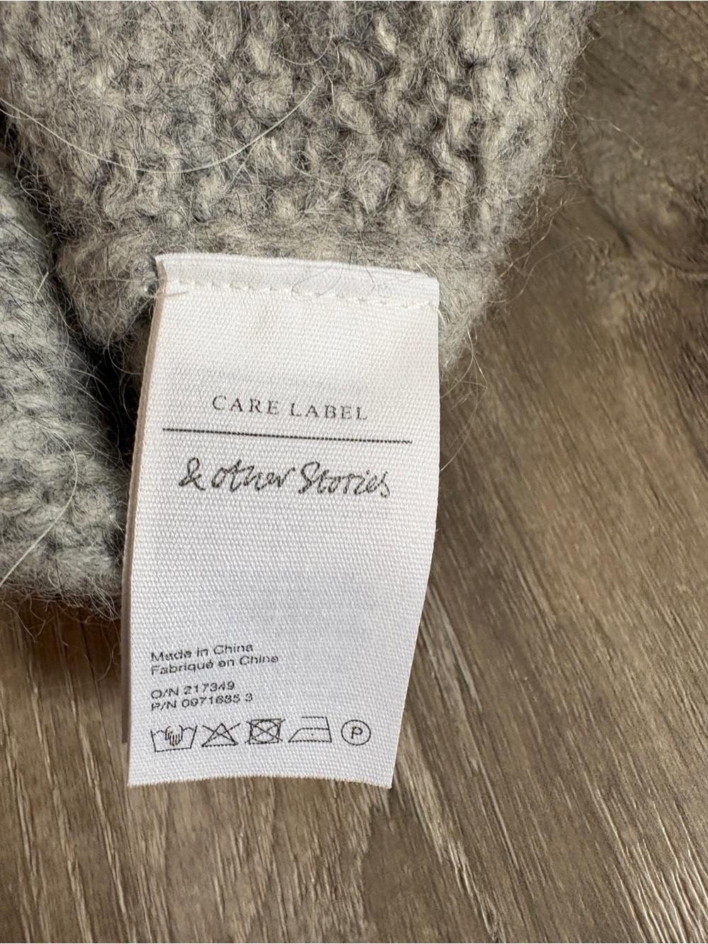 & Other Stories Grey Knit Crew Neck Sweater Vest, XS - NWT - Picture 6 of 7